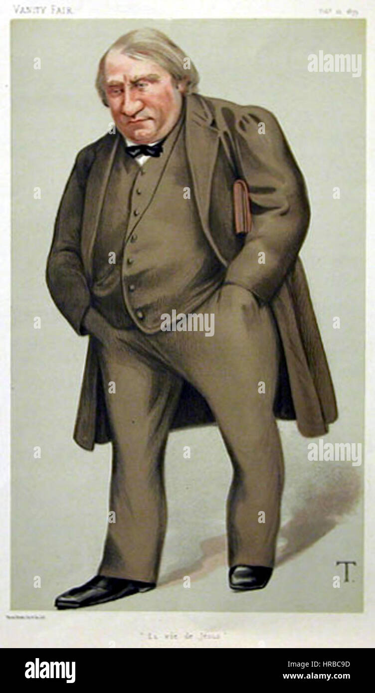 Ernest Renan Vanity Fair 22 Febbraio 1879 Foto Stock