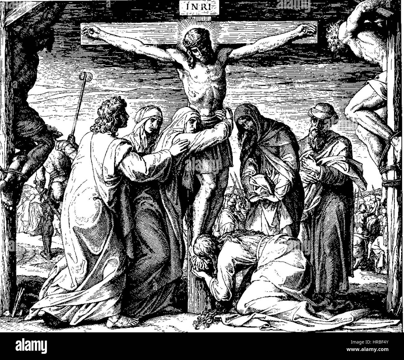 Schnorr von Carolsfeld Bibel in Bildern 1860 216 Foto Stock