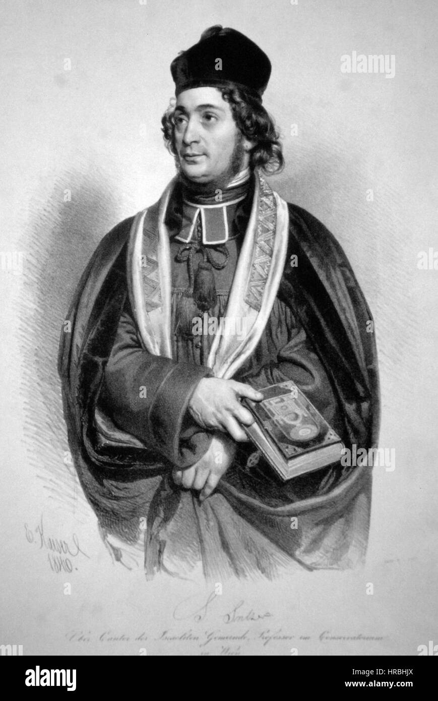 Salomon Sulzer Litho 3 Foto Stock