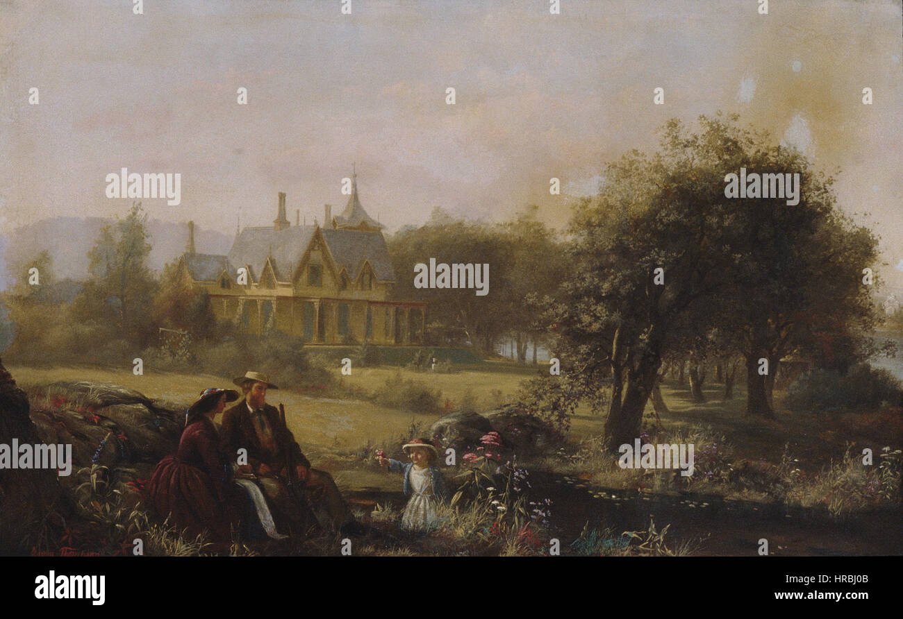 Girolamo B. Thompson - Fiori d'estate (1859) Foto Stock