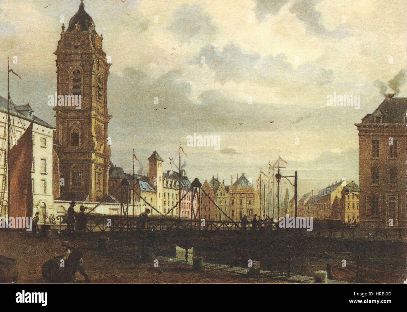 Sint Katarina dok Brussel Foto Stock