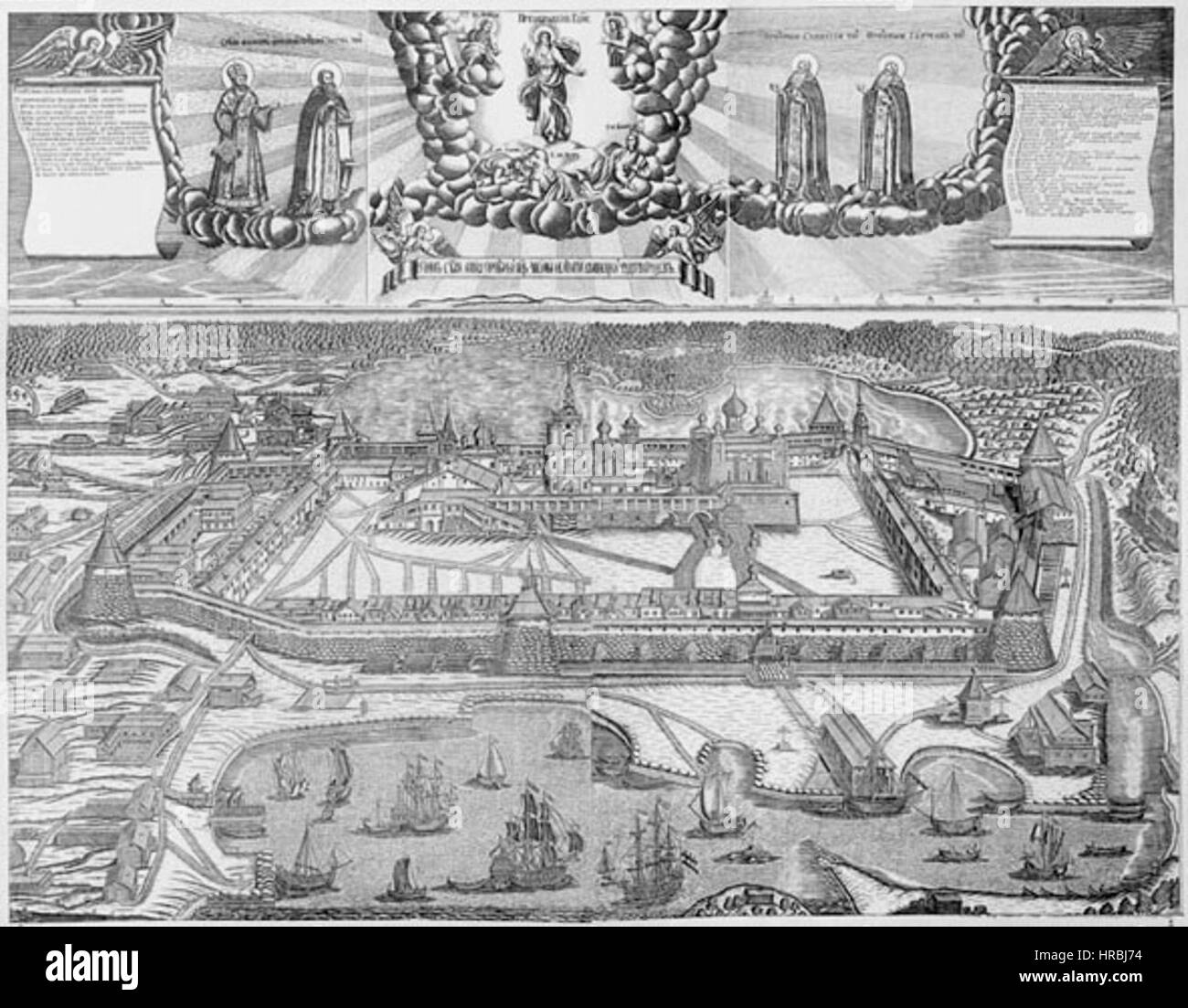 Rovinsky - Monastero di Solovetsky 1884 - 03 Foto Stock