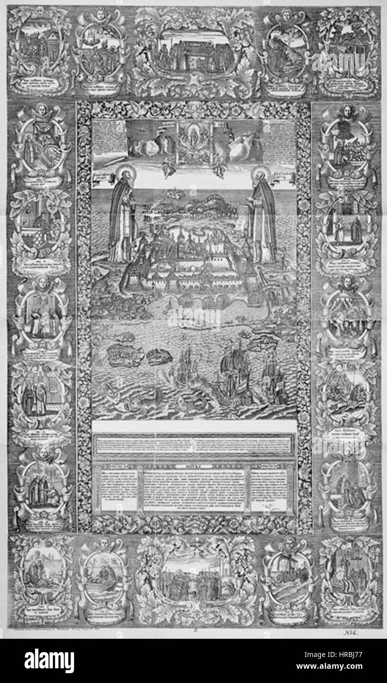 Rovinsky - Monastero di Solovetsky 1884 - 06 Foto Stock