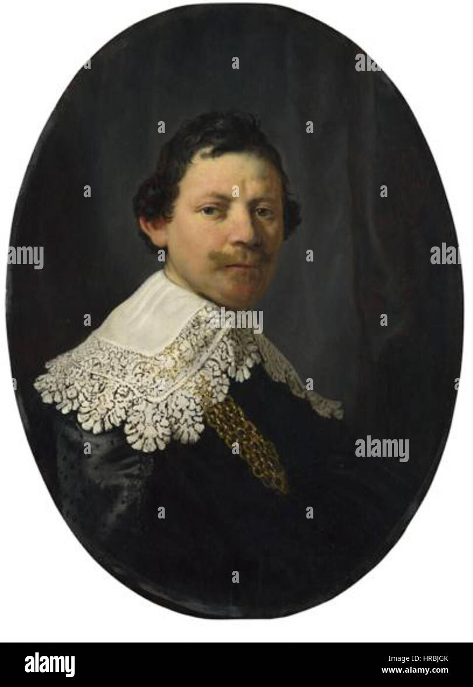 Ritratto di Rembrandt di Philips Lucasz Foto Stock