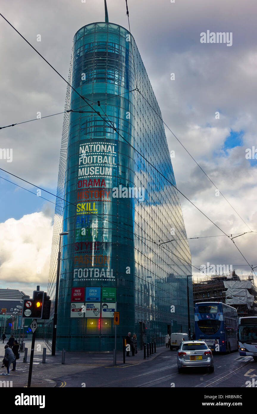 Museo Nazionale del Calcio in Manchester Foto Stock