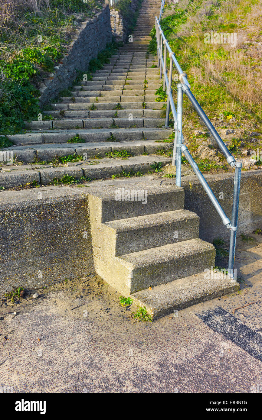 Passi per nulla Foto Stock