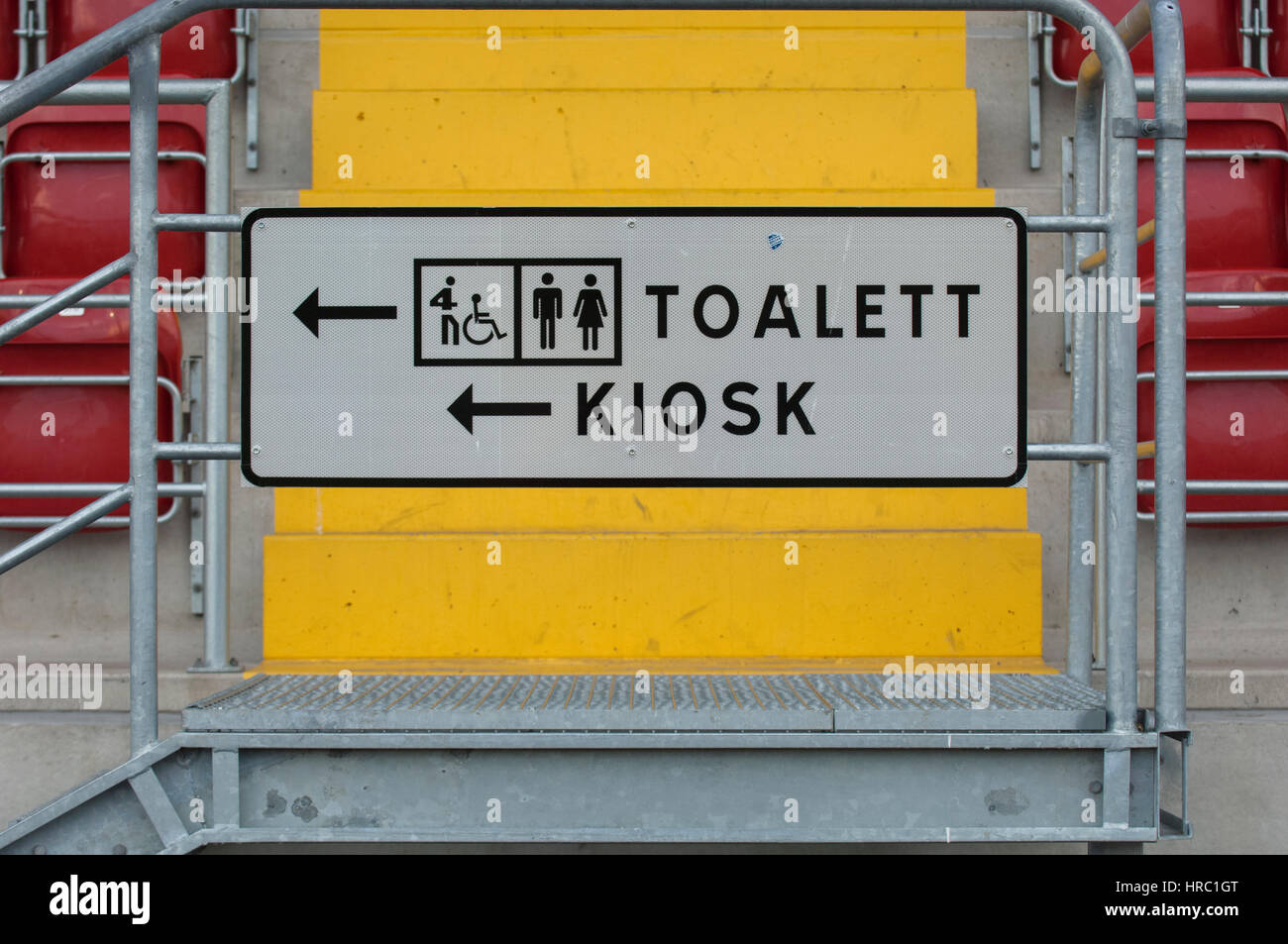 Riferimento ai servizi igienici, Svezia. Foto Stock