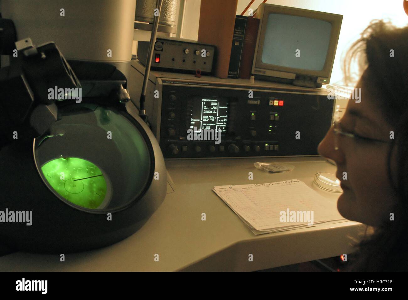 Zooprophyilactic istituto per la Lombardia e l'Emilia (talia), la ricerca scientifica sull'influenza aviaria Foto Stock