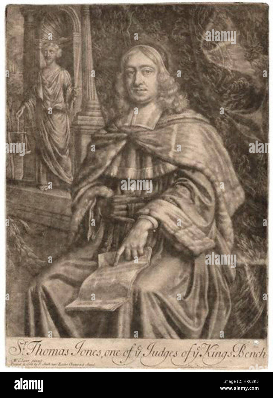 SirThomasJonesJustice Foto Stock