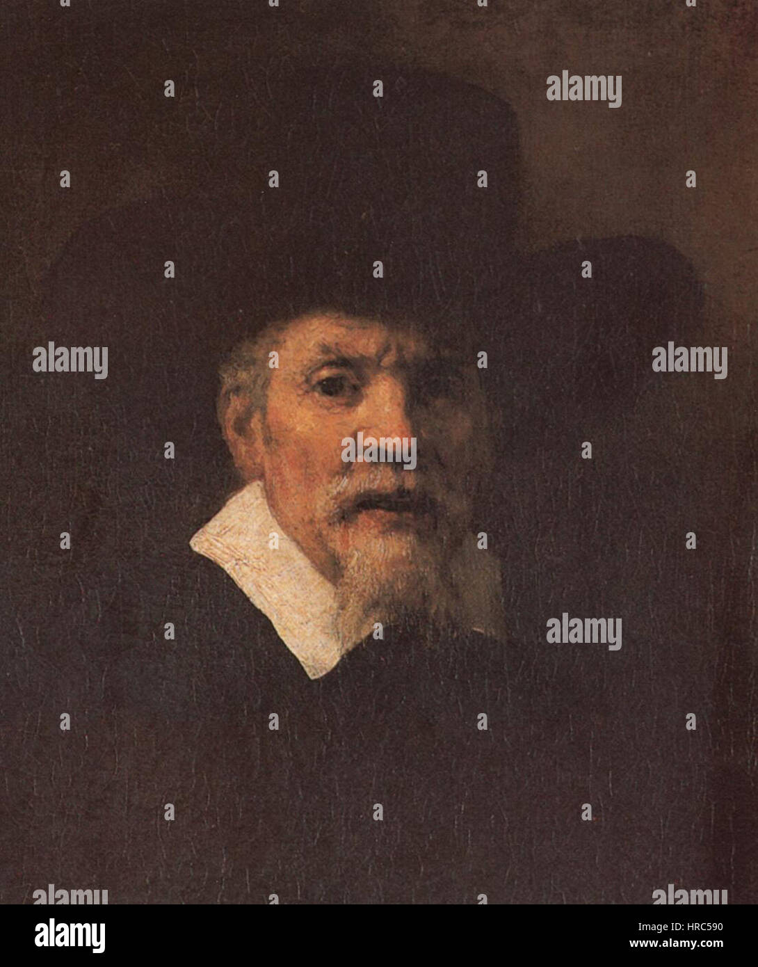 Rembrandt, Ritratto di Arnout Tholincx, 1656 Foto Stock