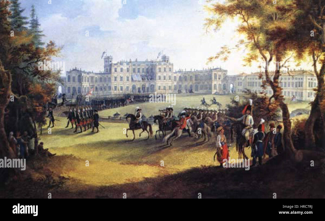 Sergeev. Parata militare Foto Stock