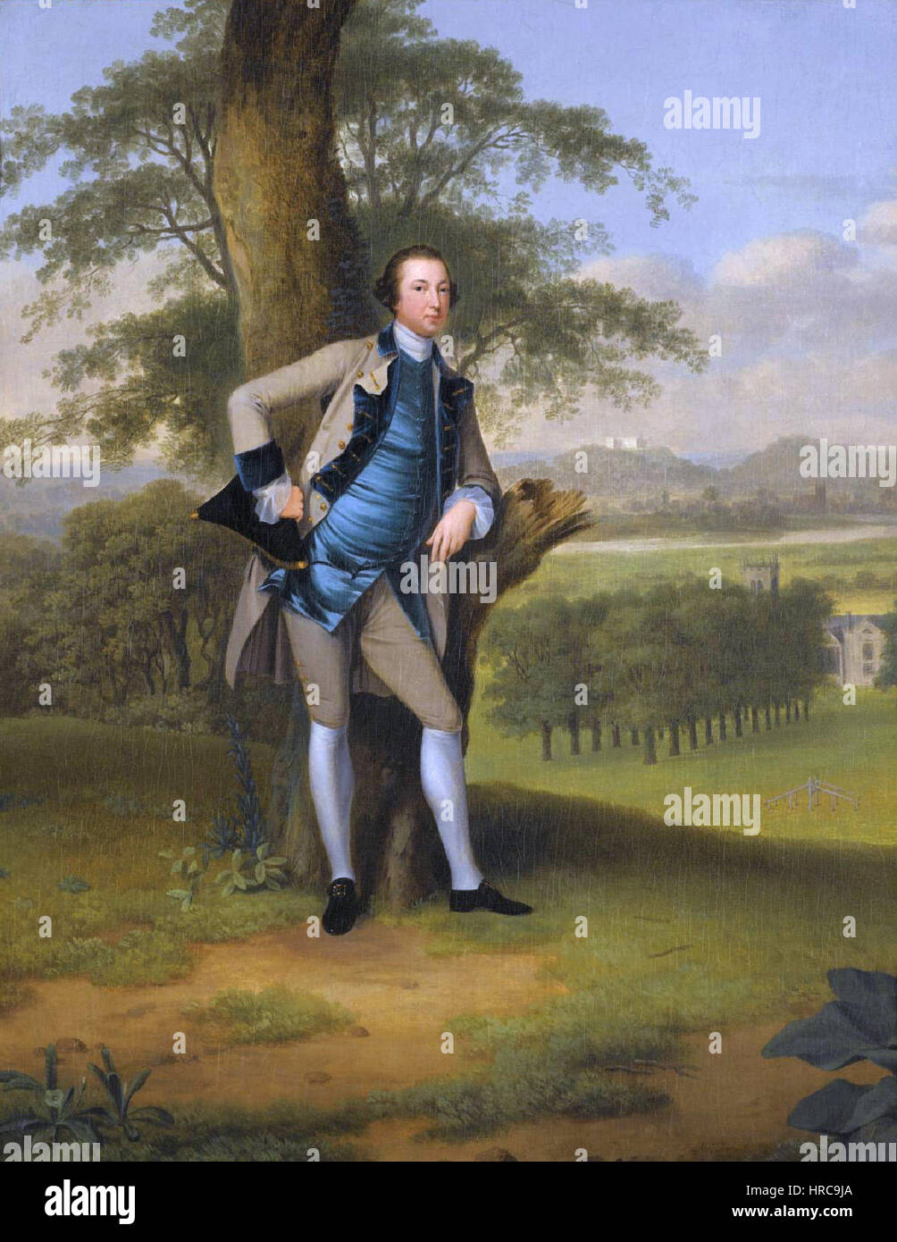 Robert Manners-Sutton (1722-1772) da Arthur Devis Foto Stock