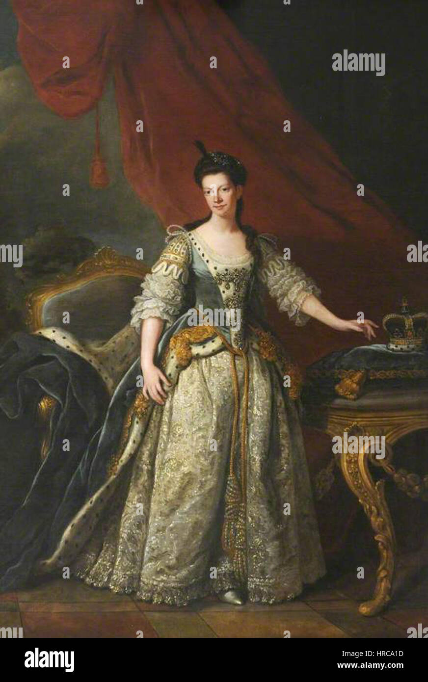 Queen Charlotte 1762 Foto Stock