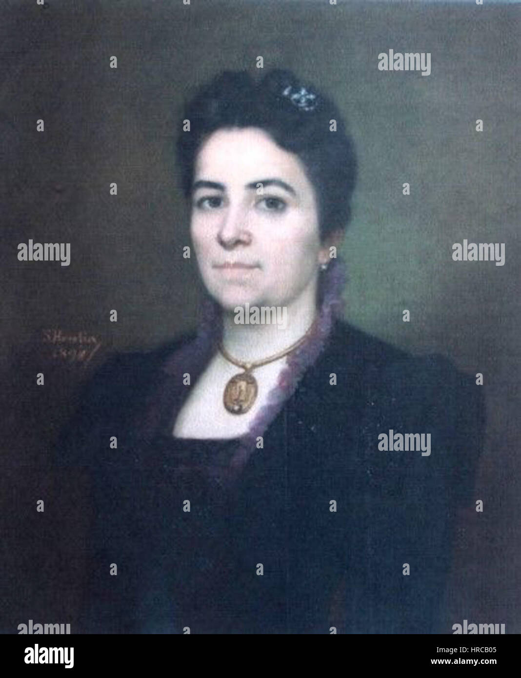"Sava Hentia" di Irina Tranko è un ritratto contemporaneo che esplora temi di identità ed espressione personale. L'opera combina tecniche moderne con pennellate espressive per rappresentare un'immagine potente ed emotiva del soggetto. Foto Stock