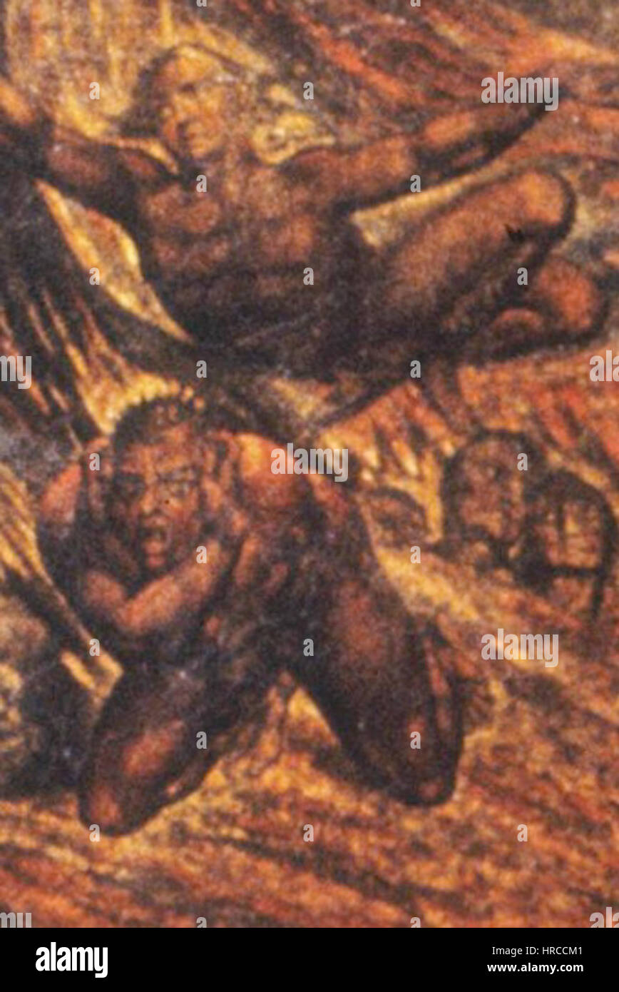 Satana richiamo la sua legioni dettaglio Foto Stock