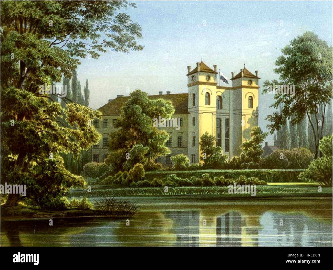 Schloss Luebbenau Sammlung Duncker Foto Stock