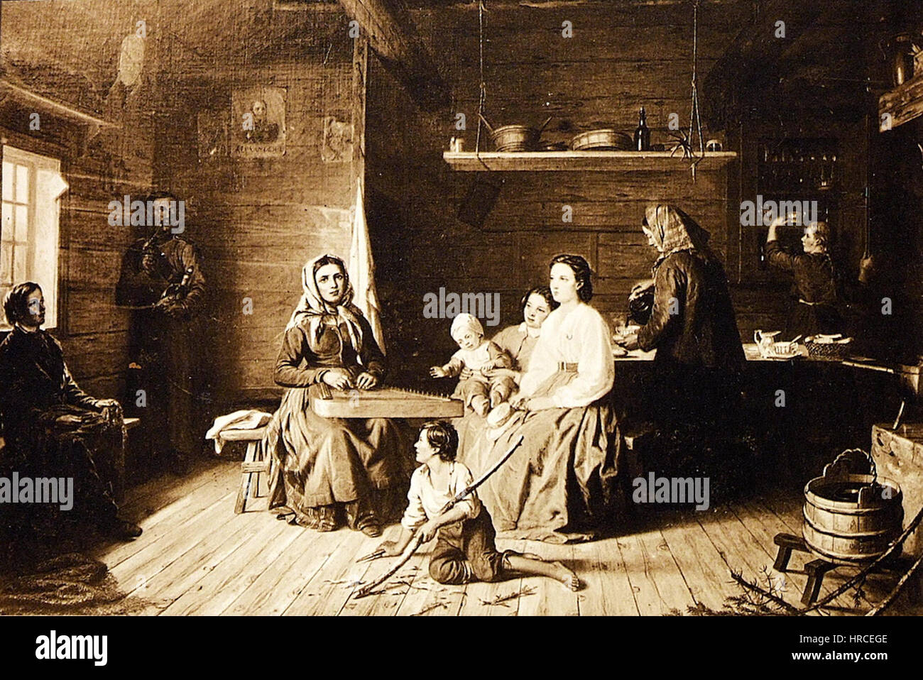 R W Ekman Kreeta Haapasalo 1868 Foto Stock