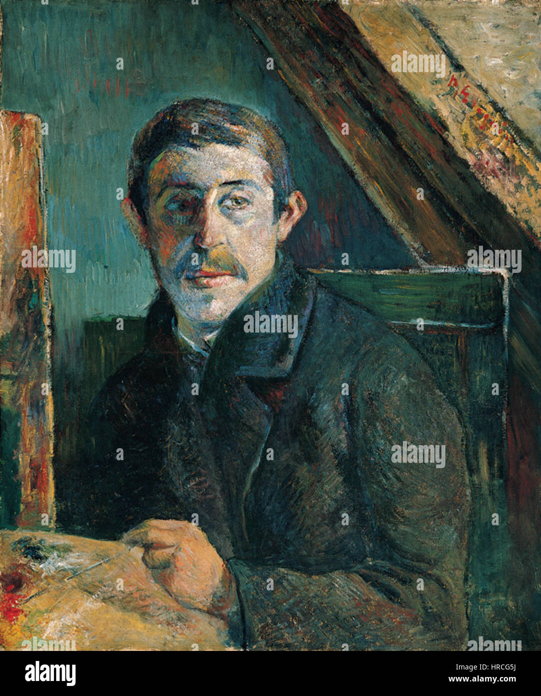 Autoritratto di Paul Gauguin, 1885 Foto Stock