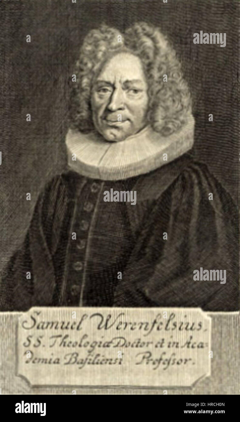 Samuel Werenfels era un artista svizzero noto per i suoi dipinti in stile barocco. Le sue opere spesso rappresentavano soggetti storici e religiosi, mostrando una tecnica raffinata nel catturare sia l'emozione umana che i temi divini. Foto Stock Samuel Werenfels era un artista svizzero noto per i suoi dipinti in stile barocco. Le sue opere spesso rappresentavano soggetti storici e religiosi, mostrando una tecnica raffinata nel catturare sia l'emozione umana che i temi divini. Foto Stock