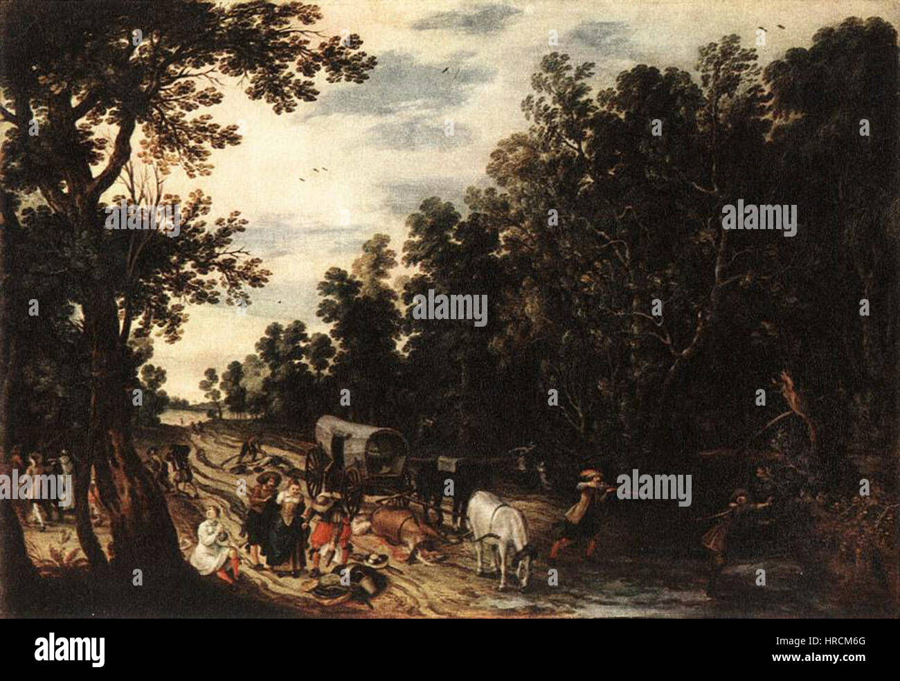 Sebastiaan Vrancx - imboscata - WGA25380 Foto Stock