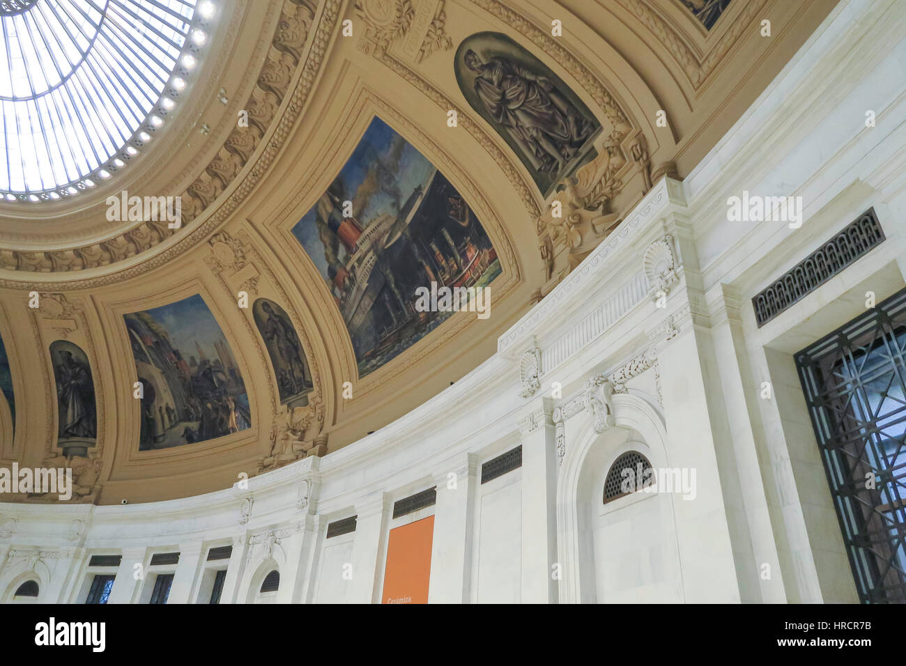 Lo Smithsonian National Museum of American Indian, NYC, STATI UNITI D'AMERICA Foto Stock