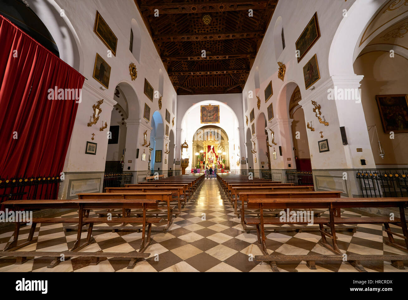 Parroquia de San Pedro y San Pablo, Granada, Andalusia, Spagna, Europa Foto Stock
