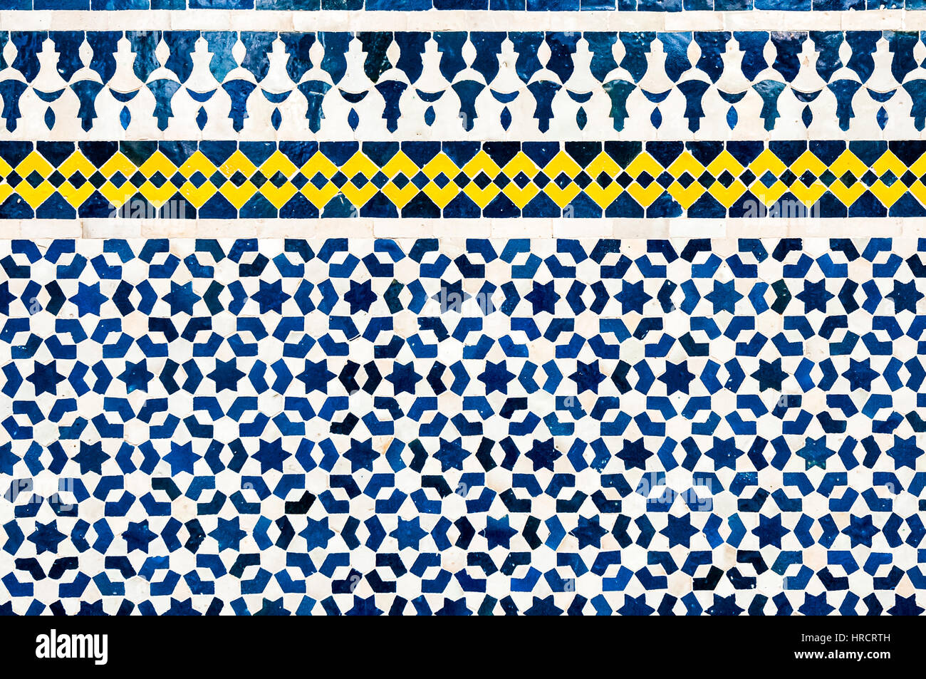 Piastrelle marocchine sfondo Foto Stock