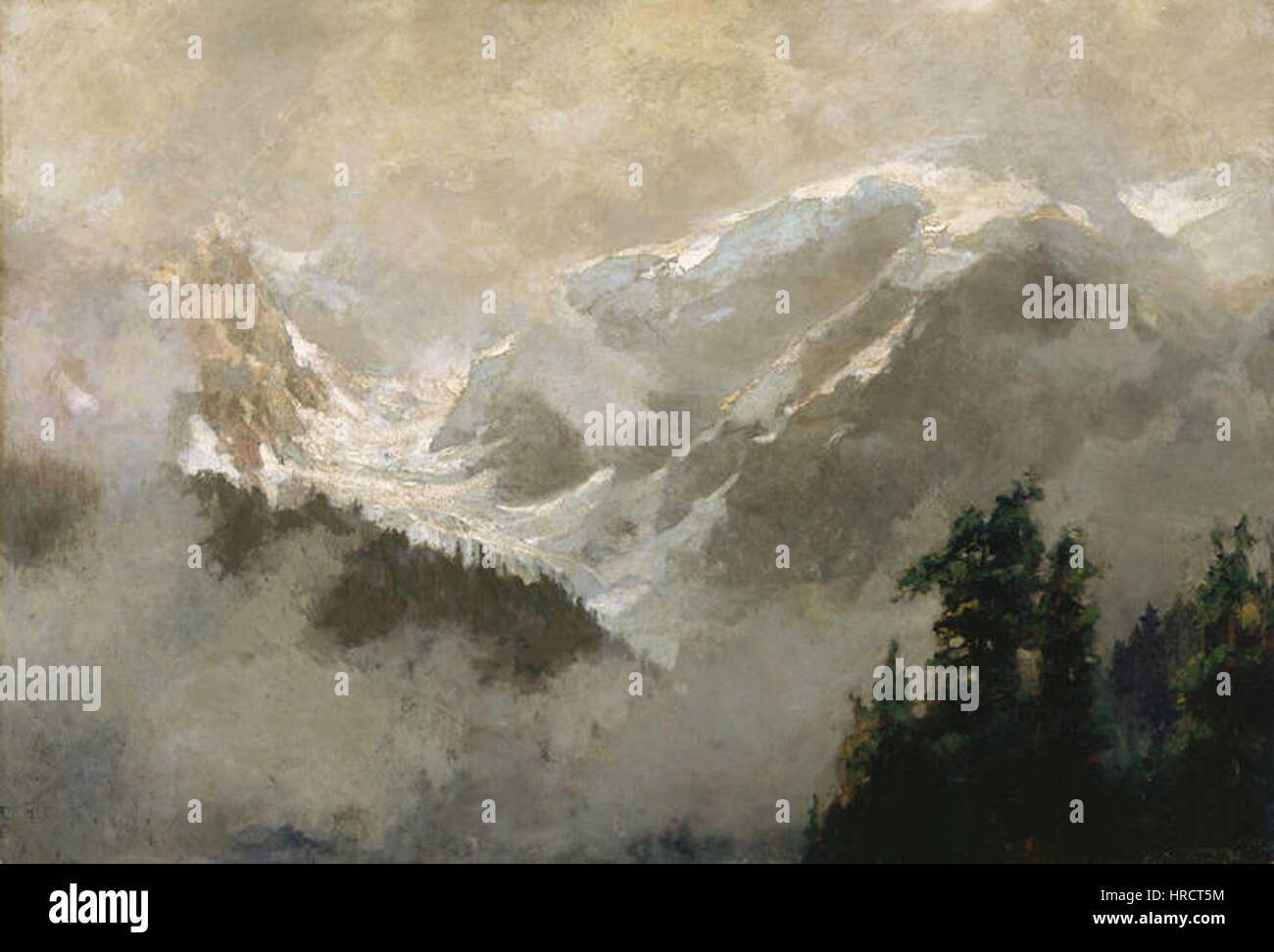 Frederic M. Bell-Smith - nebbie e ghiacciai del Selkirks Foto Stock