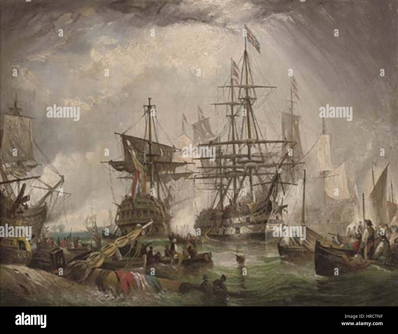 Robert Ernest Roe - Aftemath di Camperdown Foto Stock