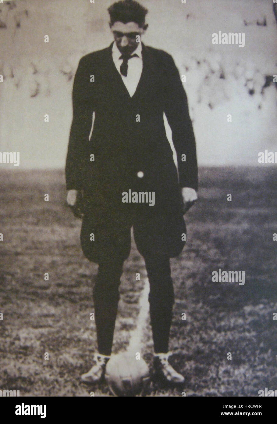 John Langenus l'arbitro di calcio a giudicare la prima finale dei campionati del mondo 1930 anno Foto Stock