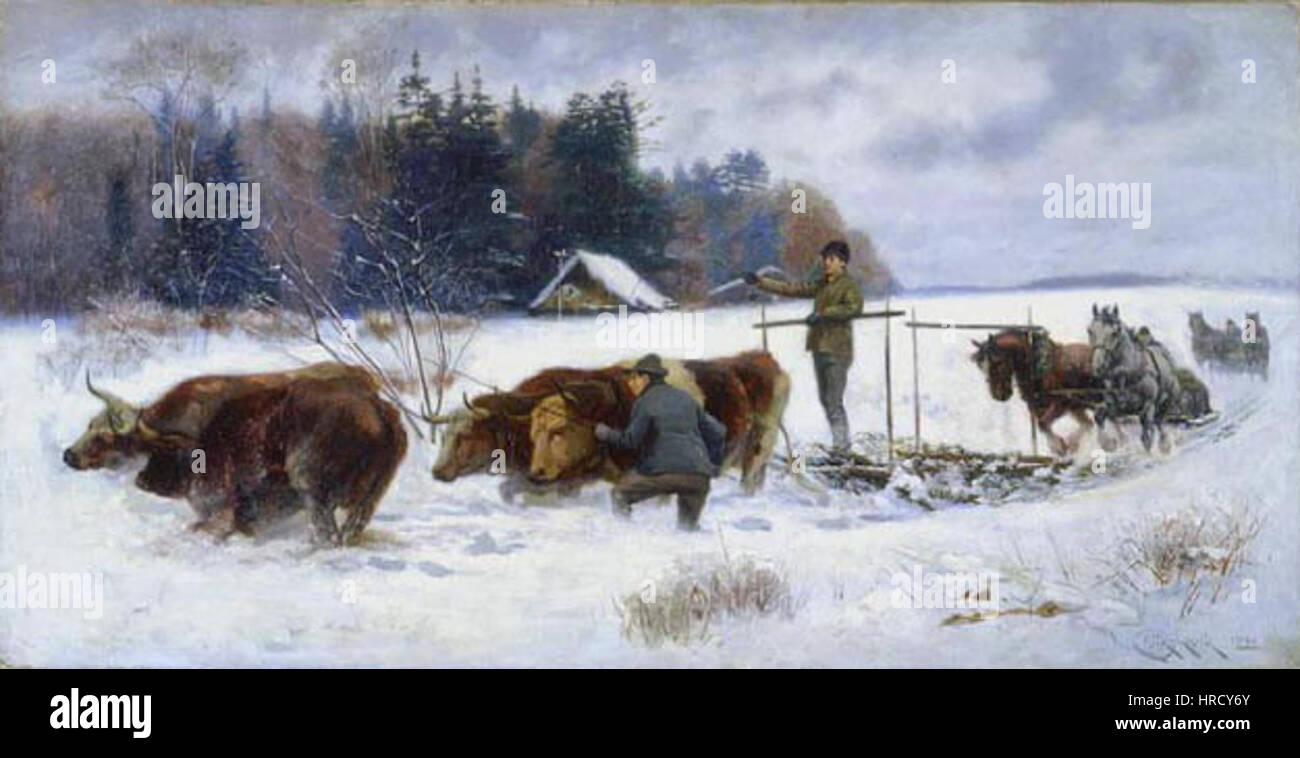 Cruikshank - rompere una strada Foto Stock