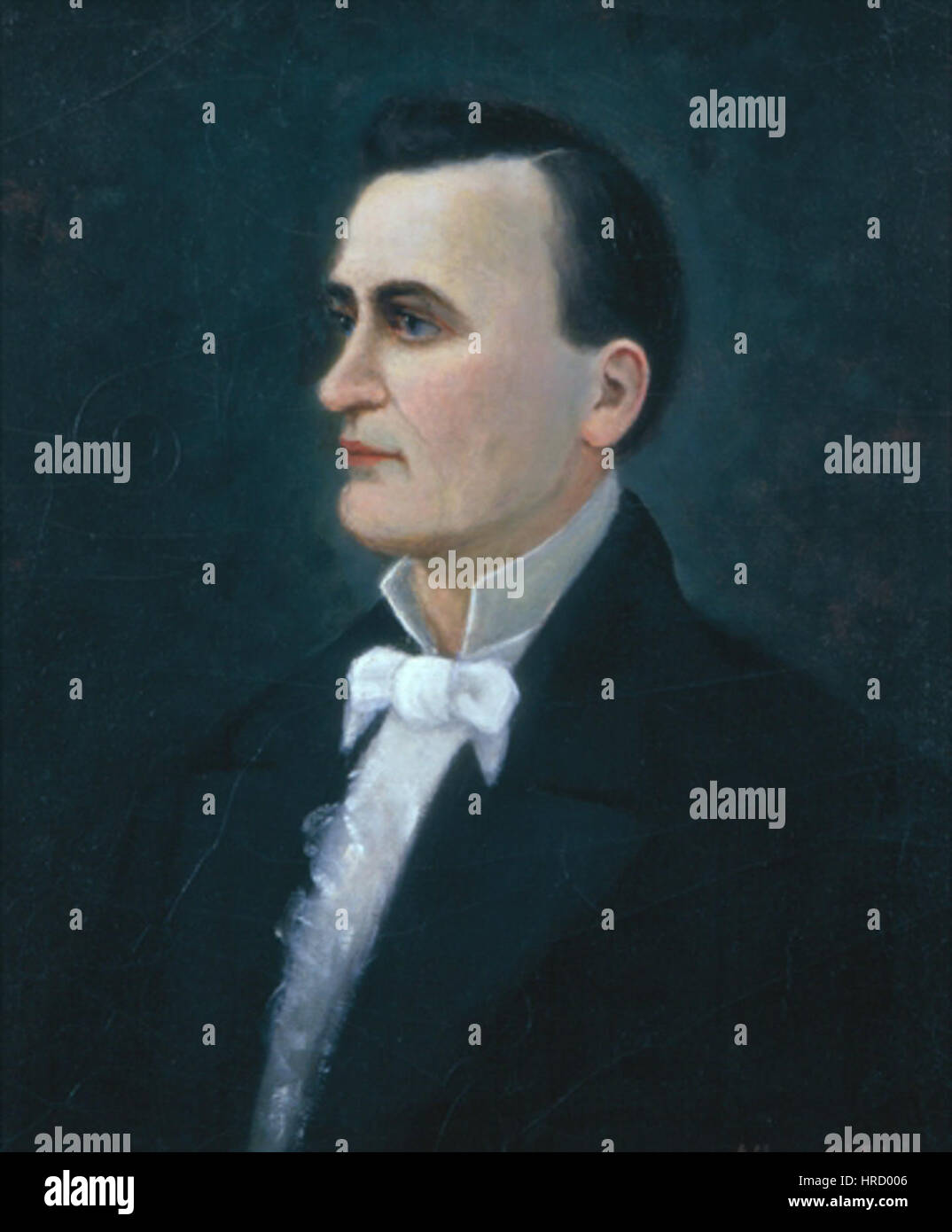 "John Breathitt" è un ritratto del politico americano del XIX secolo John Breathitt, che mostra la sua statura politica e lo stile di ritrattistica popolare durante la sua epoca. Foto Stock