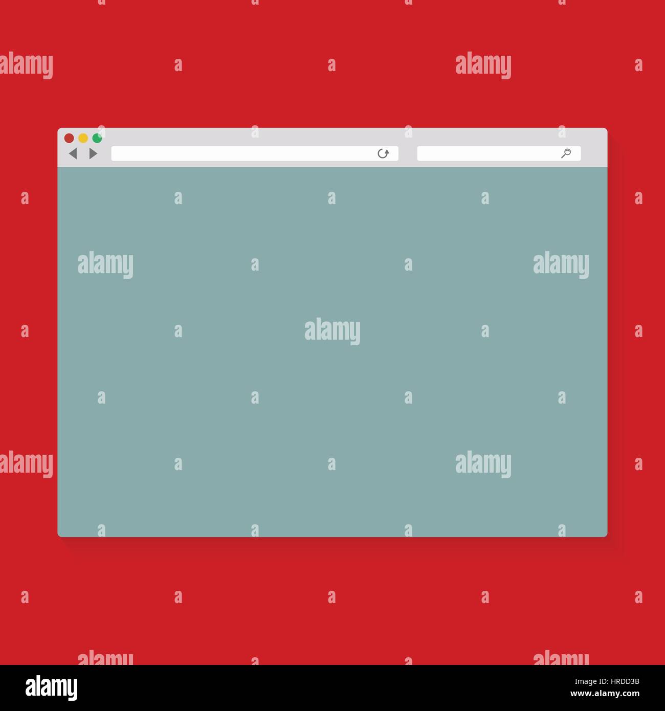 Illustrazione Vettoriale della finestra del browser Illustrazione Vettoriale