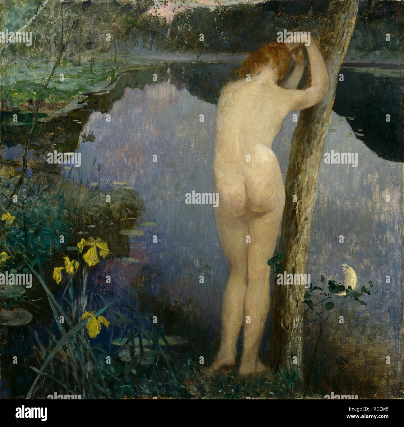 Eilif Peterssen - Nocturne - Google Art Project Foto Stock