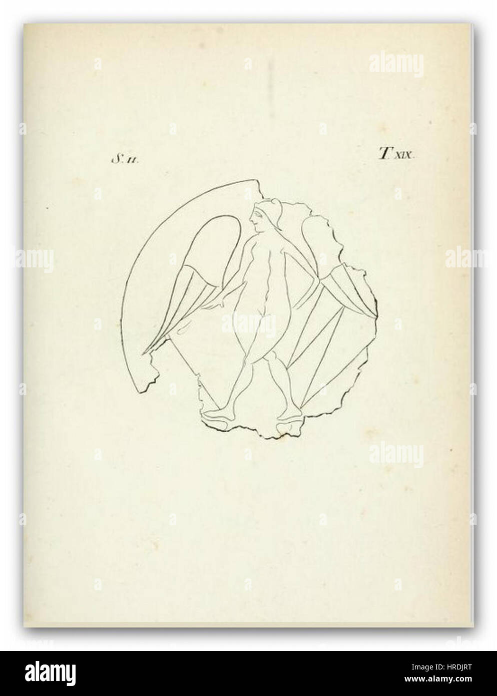 INGHIRAMI(1821) bronzi etruschi - T 19 Foto Stock