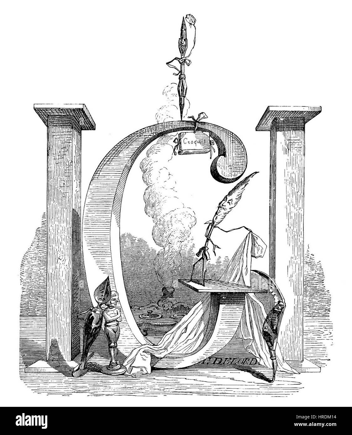 Grandville, Autre Monde, epilogo Foto Stock