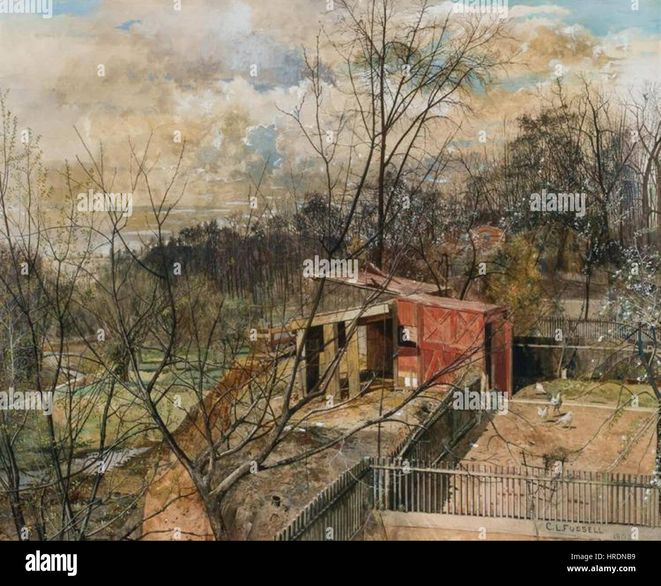 Charles Fussell Lewis - fiori di primavera (1902) Foto Stock