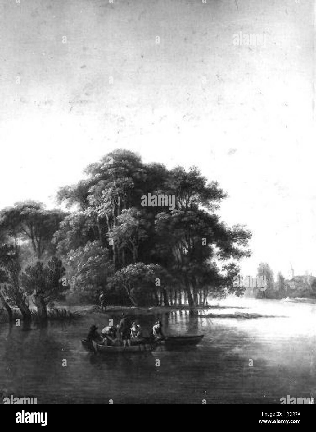 Franz Rechberger 1771-1842 - Krajina Foto Stock