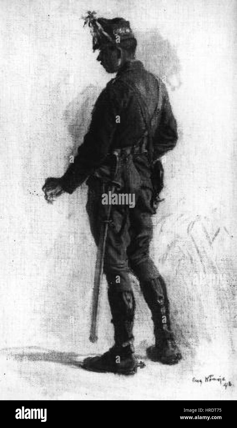 Augustin Nemejc (1861-1938) fu un soldato dell'esercito cecoslovacco. Il suo servizio e i suoi contributi all'esercito durante il suo periodo riflettono il contesto storico della storia militare della Cecoslovacchia e il suo ruolo nei conflitti europei tra la fine del XIX e l'inizio del XX secolo. Foto Stock