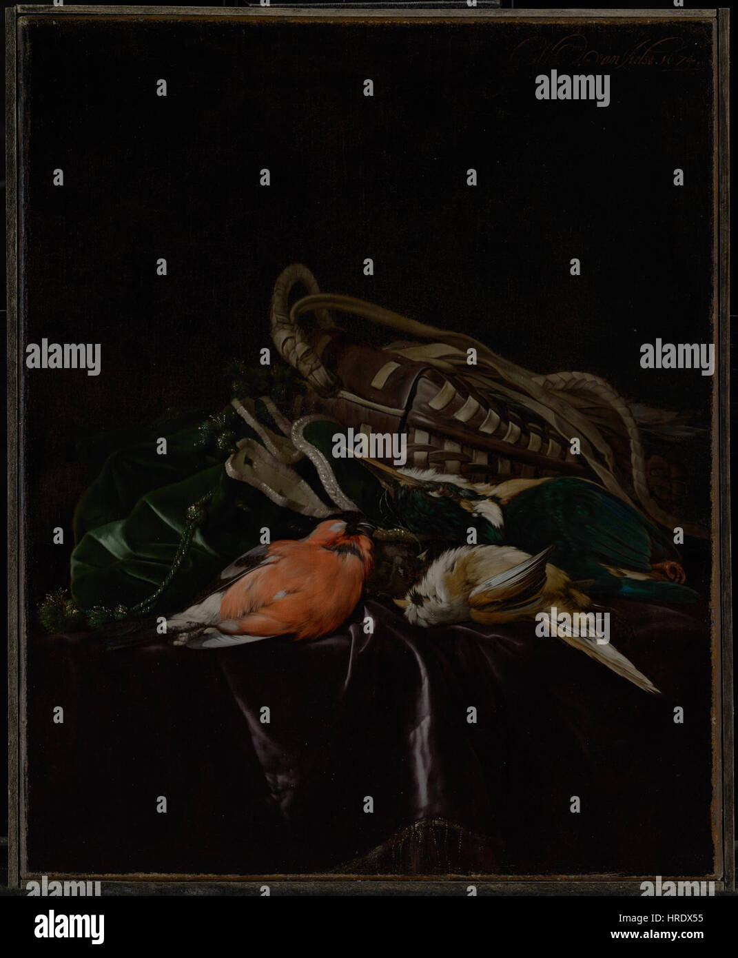 Willem van Aelst - ancora la vita con gli uccelli morti e sacchetto di gioco - 85.PA.236 - J. Paul Getty Museum Foto Stock Willem van Aelst - ancora la vita con gli uccelli morti e sacchetto di gioco - 85.PA.236 - J. Paul Getty Museum Foto Stock