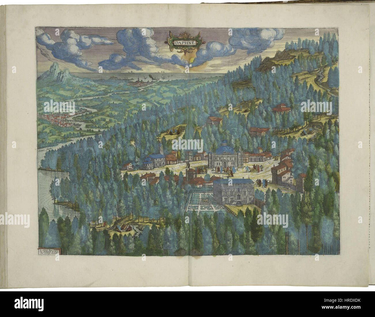 Immagine di Daphne da Abraham Ortelius Foto Stock