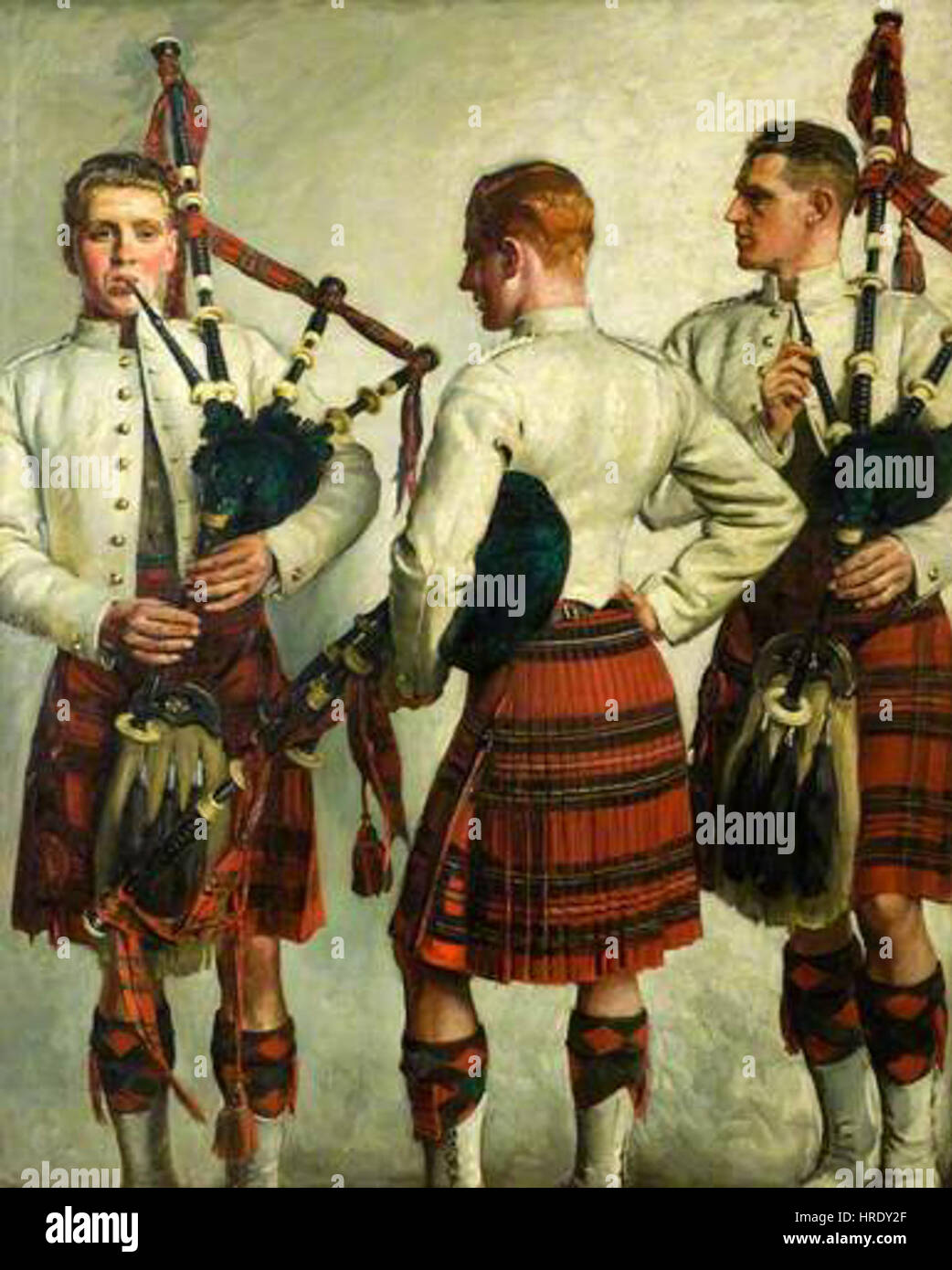 Ranken kilt Foto Stock