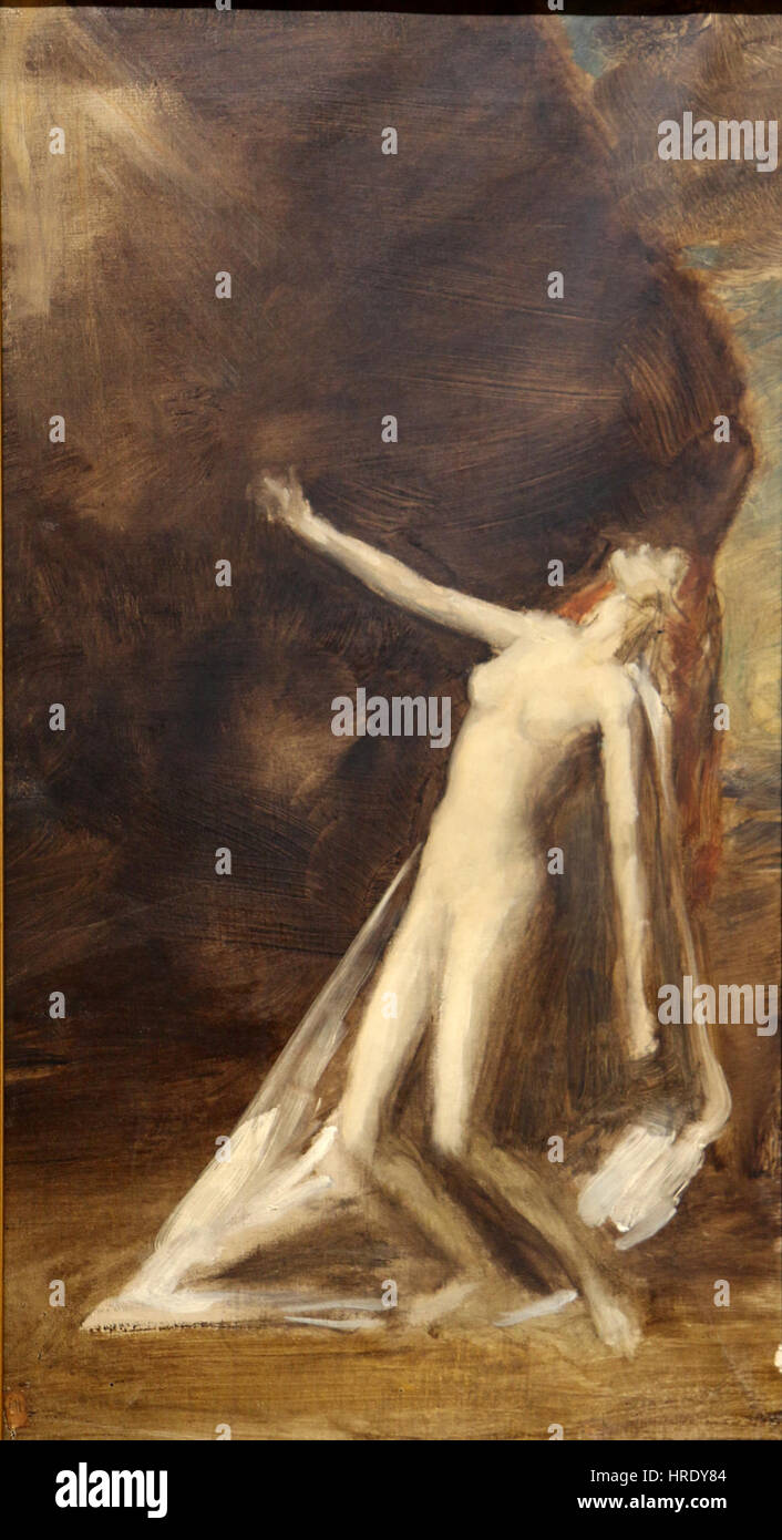 Carolus-Duran - Femme nue debout Foto Stock