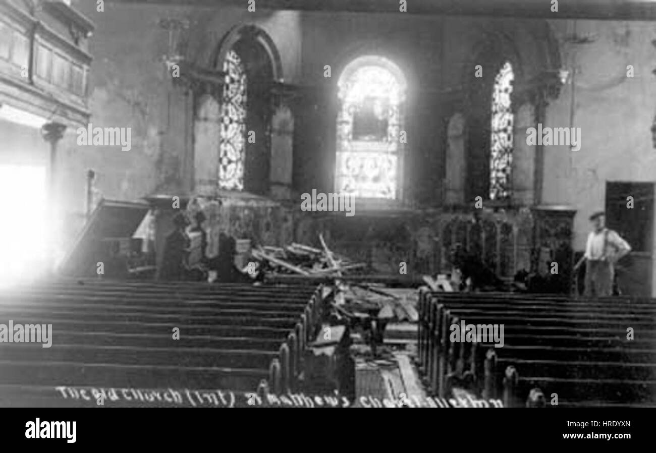 Vecchia San Matteo Cappella Allerton Foto Stock