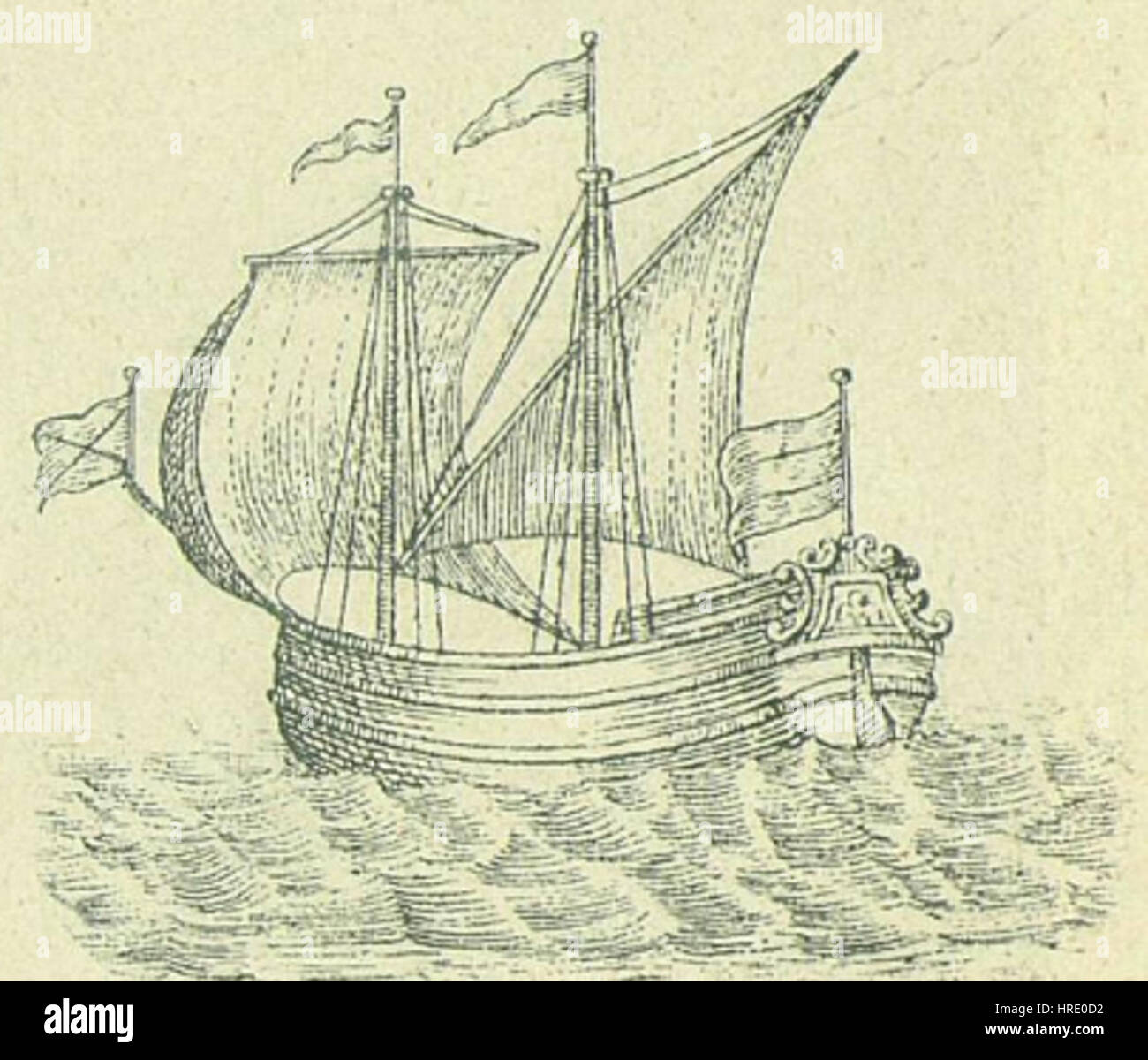 Il Fluyt Patriarkh è una storica nave a vela olandese, spesso associata al XVII e XVIII secolo. Noto per la sua velocità e capacità di carico, il fluyt ha svolto un ruolo significativo nel commercio europeo durante il suo periodo. Foto Stock