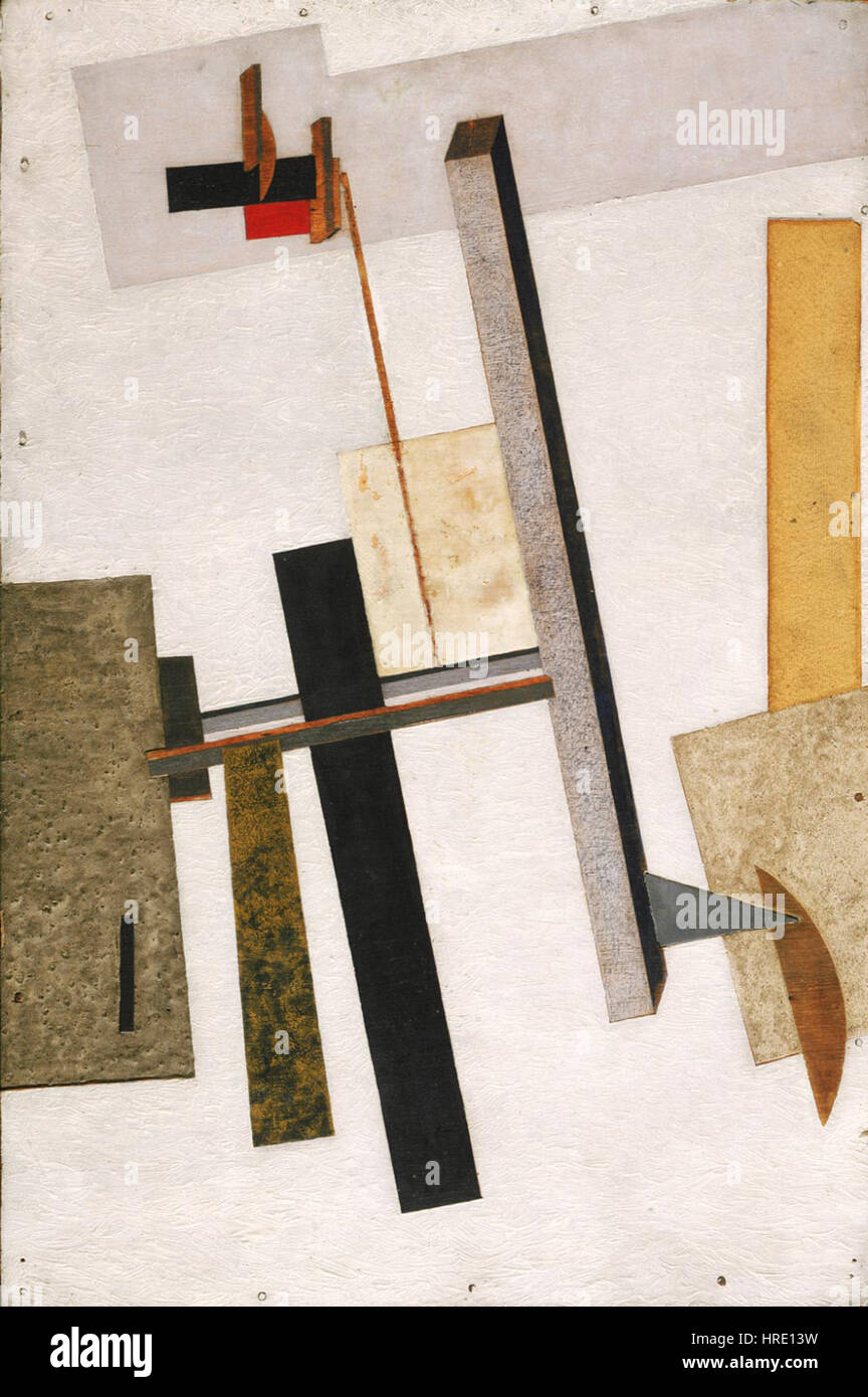 Proun 2C (El Lissitzky, 1920) Foto Stock