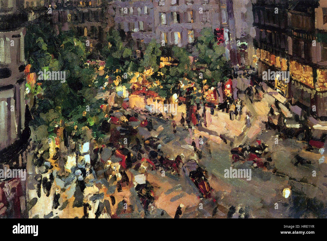Boulevard des Capucines da Konstantin Korovin 1911 Foto Stock