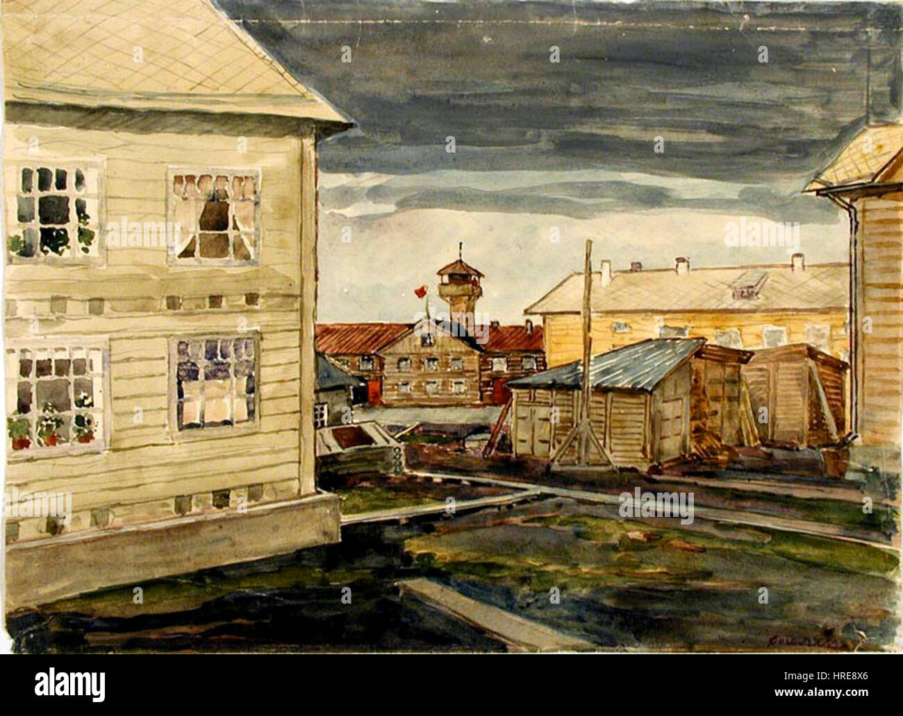 Heinrich Vogeler labour camp Petrosavodsk Foto Stock