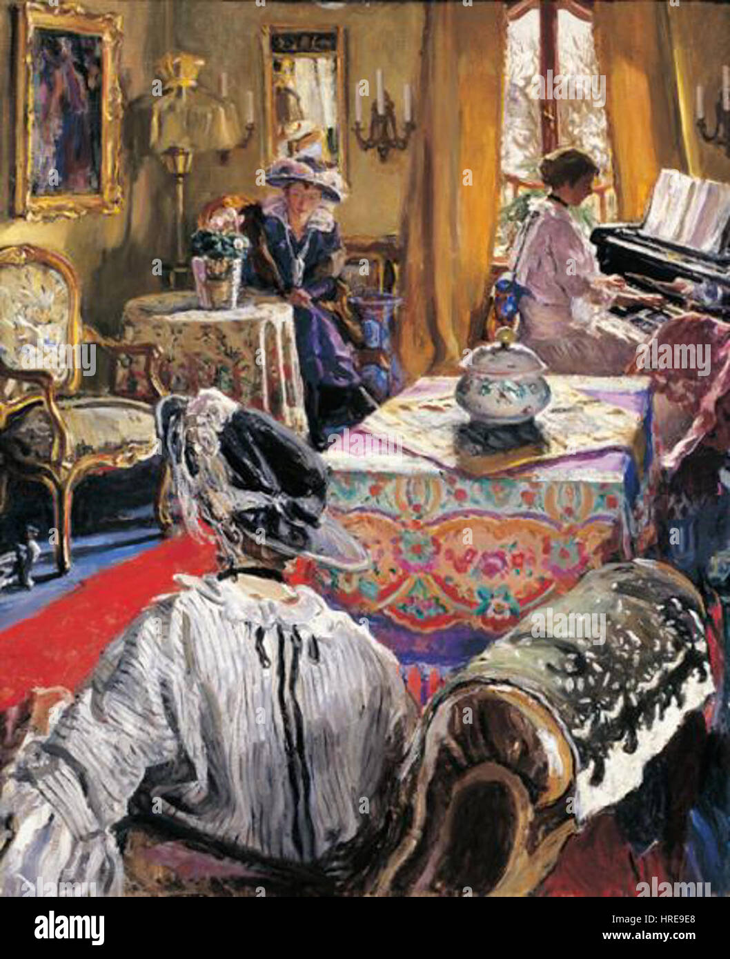 Perlmutter ha Salon 1910s Foto Stock