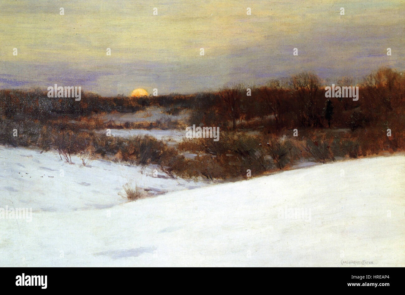 Charles Warren Eaton - Winter Sunrise Foto Stock